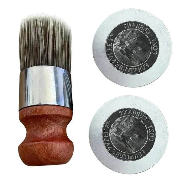 Leather Conditioning Cream Natural Plant-Based Brush Applicator