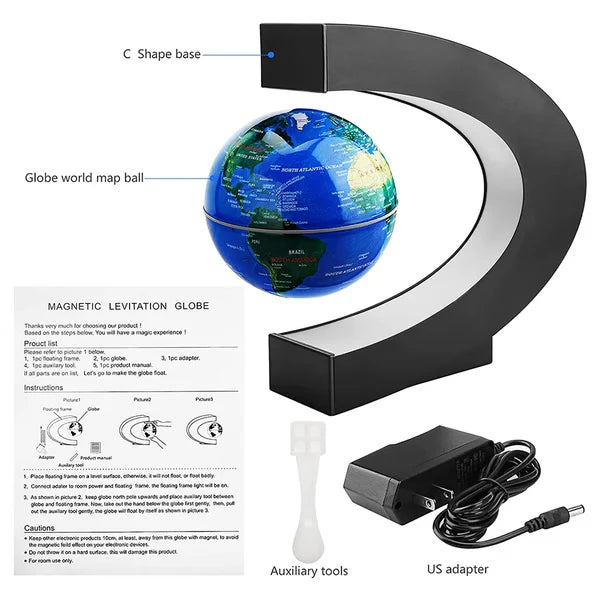 Levitating Globe Magnetic Multicolor LED