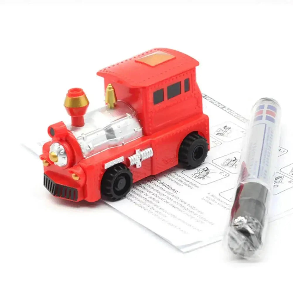 Line-Following Toy Car Induction Sensor Screen-Free Includes Pen