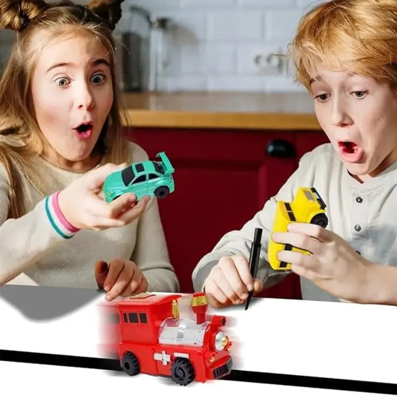 Line-Following Toy Car Induction Sensor Screen-Free Play
