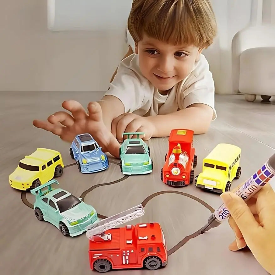Line-Following Toy Car Induction Sensor Screen-Free Play