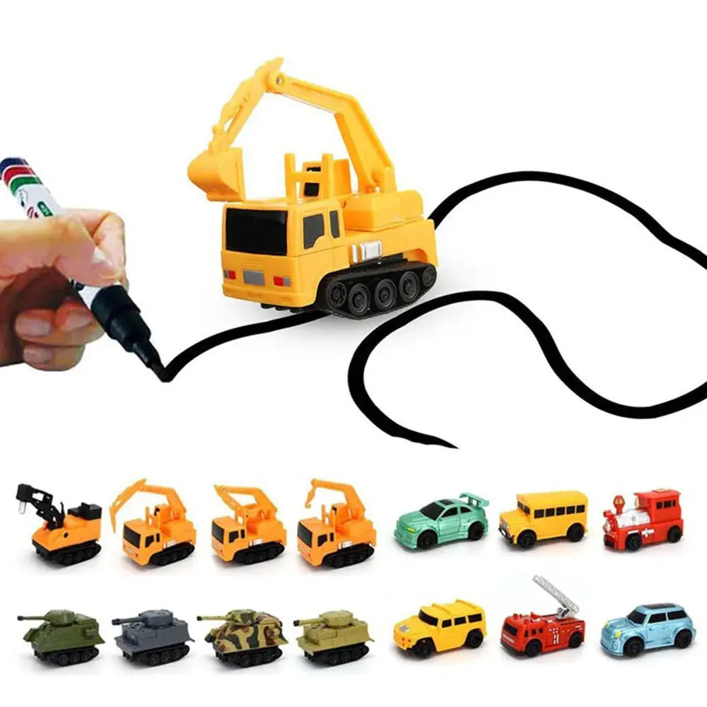 Line-Following Toy Car Induction Sensor Screen-Free Play