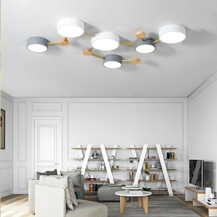 Linear Flush Mount Ceiling Light Integrated LED Slim Profile