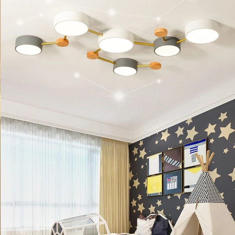Linear Flush Mount Ceiling Light Integrated LED Slim Profile