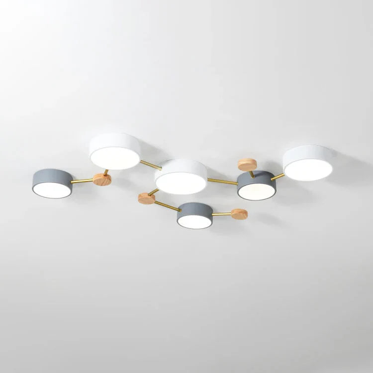 Linear Flush Mount Ceiling Light Integrated LED Slim Profile