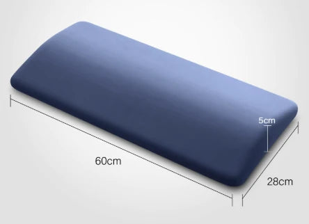 Lumbar Support Pillow Slow-Rebound Memory Foam Tapered Edge