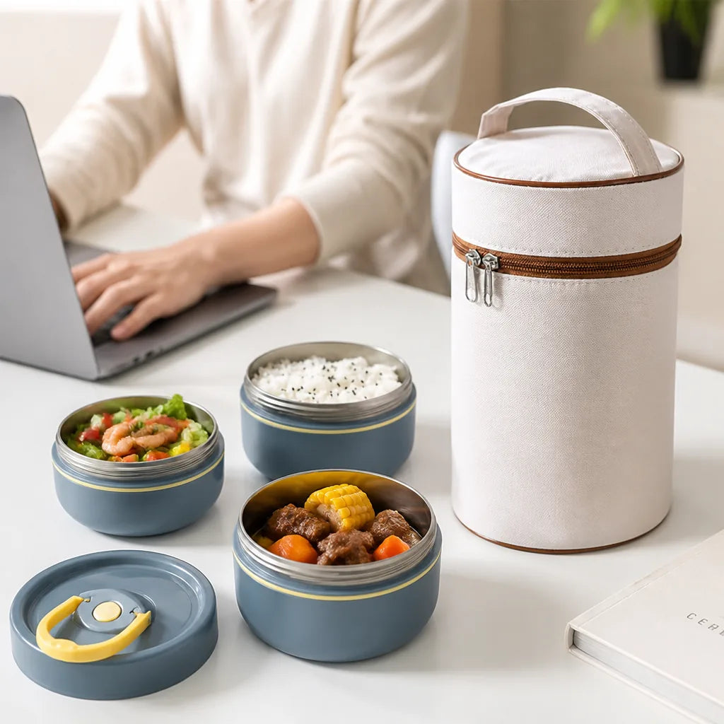 Lunch Box Set Insulated Stainless Steel & Leakproof Seals