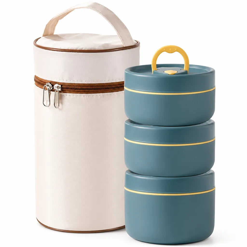 Lunch Box Set Insulated Stainless Steel & Leakproof Seals
