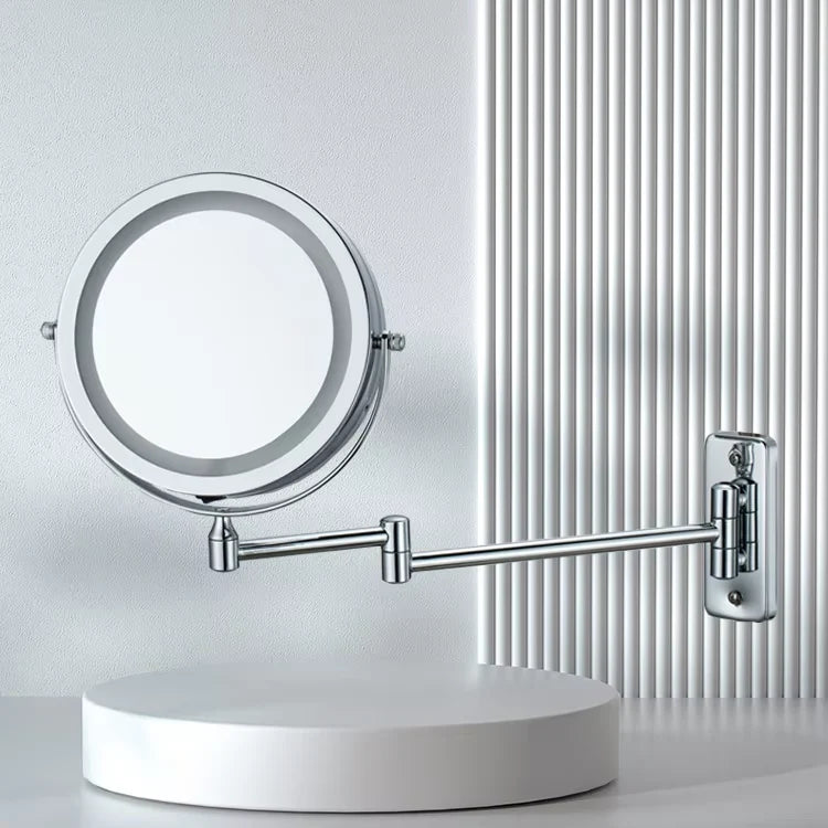 Makeup Mirror LED Dimmable 360° Rotation Rechargeable Battery