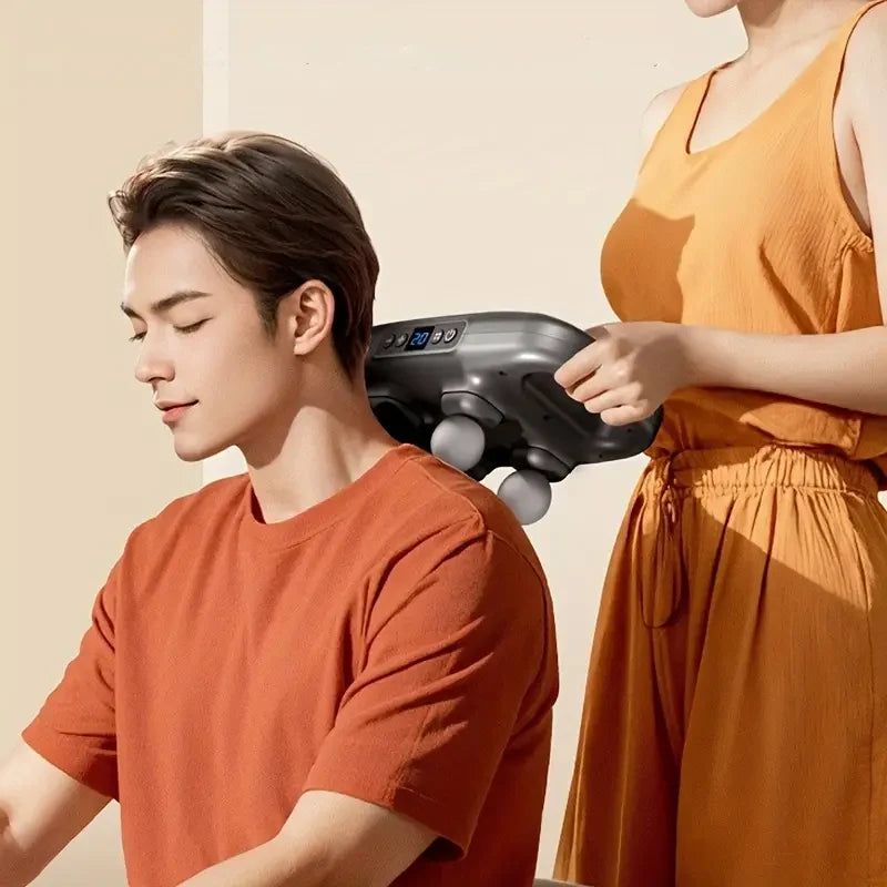 Massage Gun Deep Tissue Percussion Interchangeable Heads