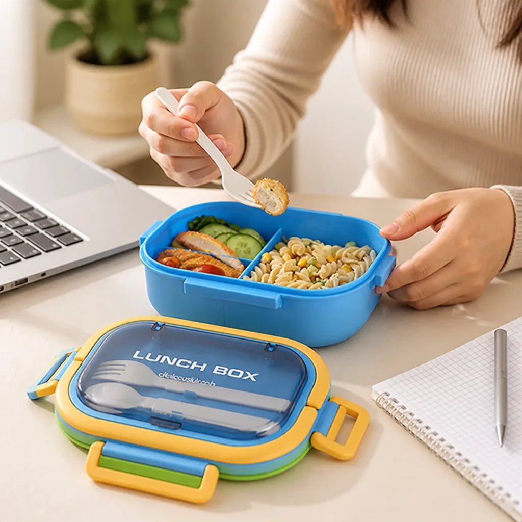 Meal Prep Container Multi-Compartment Leak-Proof Microwave & Dishwasher Safe