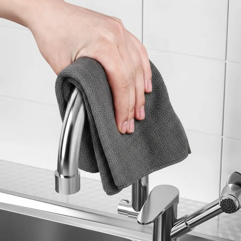 Microfiber Cleaning Cloths Ultra-Absorbent & Streak-Free 10-Pack