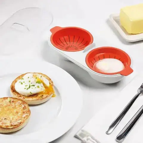 Microwave Egg Cooker Reusable Compact Food-Grade Plastic