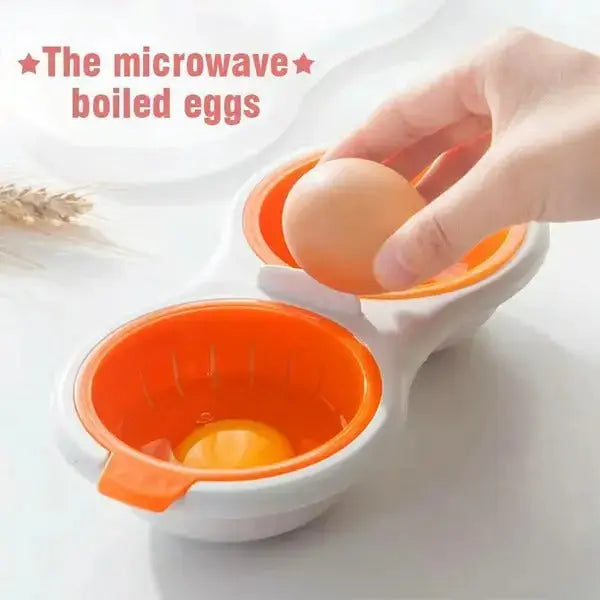 Microwave Egg Cooker Reusable Compact Food-Grade Plastic
