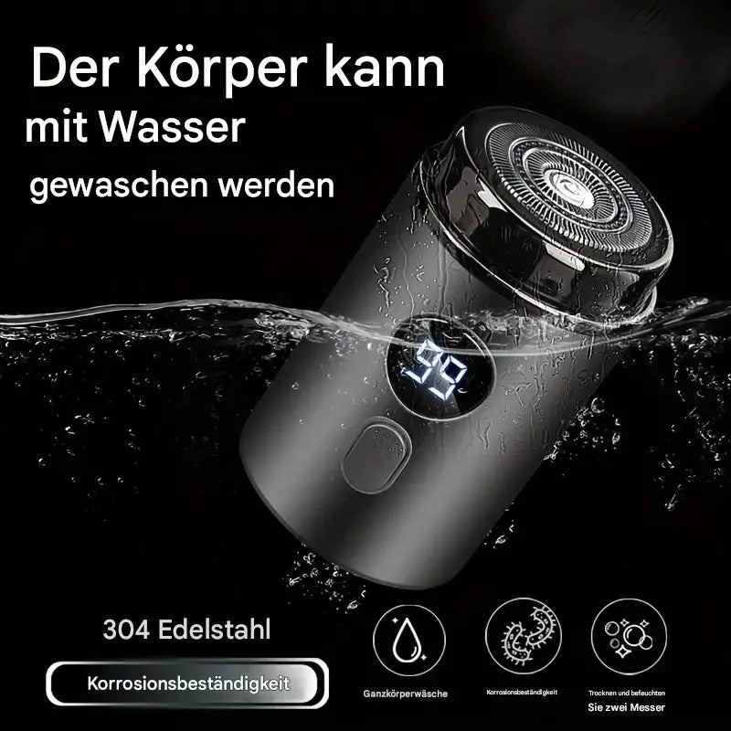 Mini Electric Shaver Stainless Steel Blades Waterproof Quick Charge