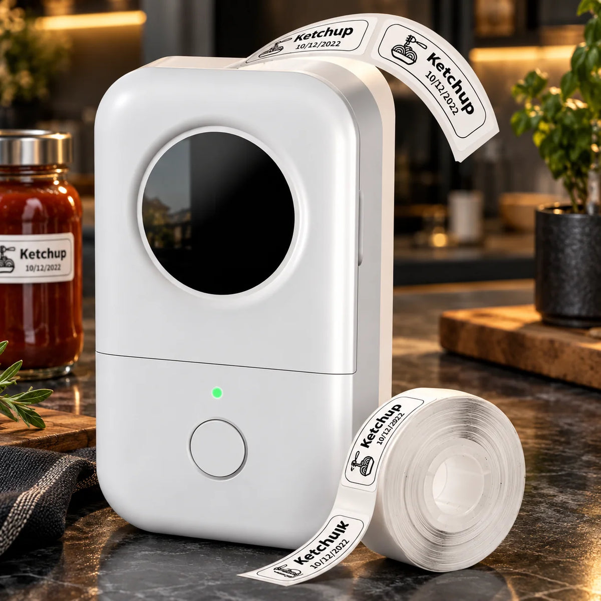 Mini Label Maker Thermal Bluetooth & App-Controlled