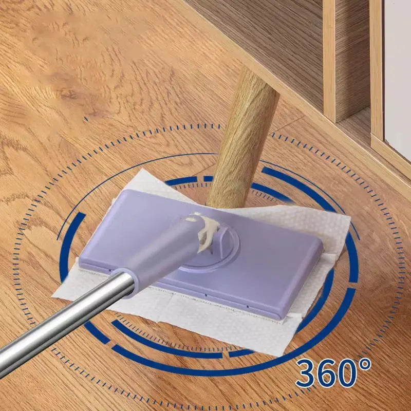 Mini Mop 360° Rotating Push Eject Wall Mount