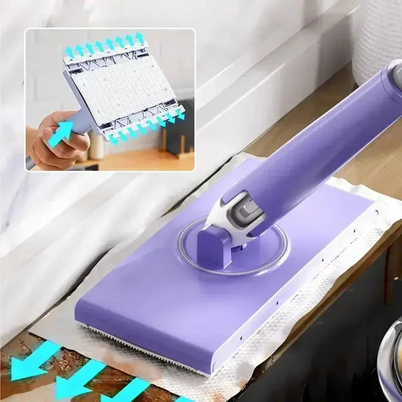 Mini Mop 360° Rotating Push Eject Wall Mount