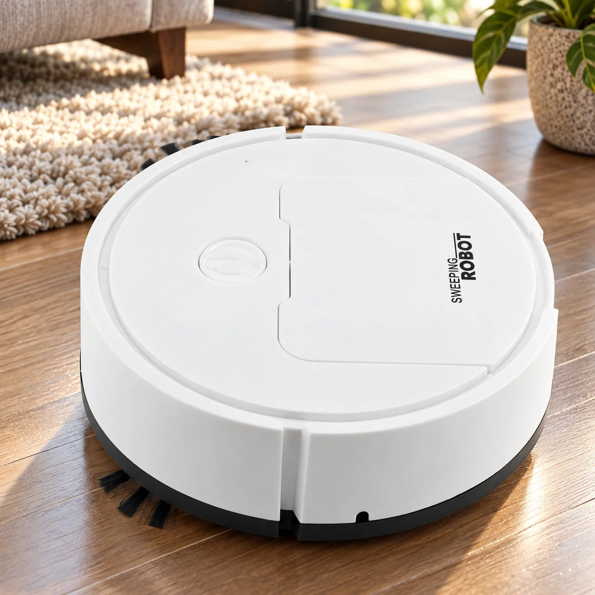 Mini Robot Vacuum Low-Profile Quiet Rechargeable 30-Min Run