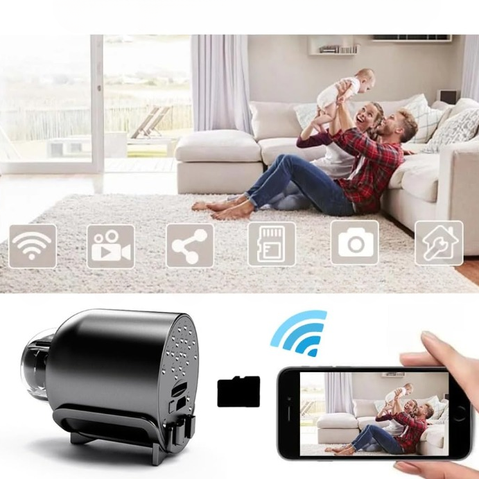Mini Security Camera Full HD Night Vision 4G