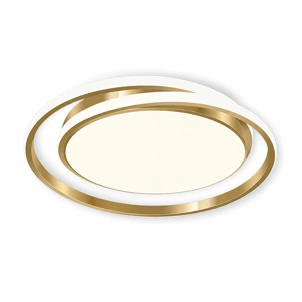 Minimalist Circular Iron and Acrylic Ceiling Light
