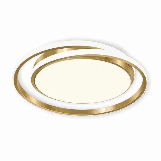 Minimalist Circular Iron and Acrylic Ceiling Light