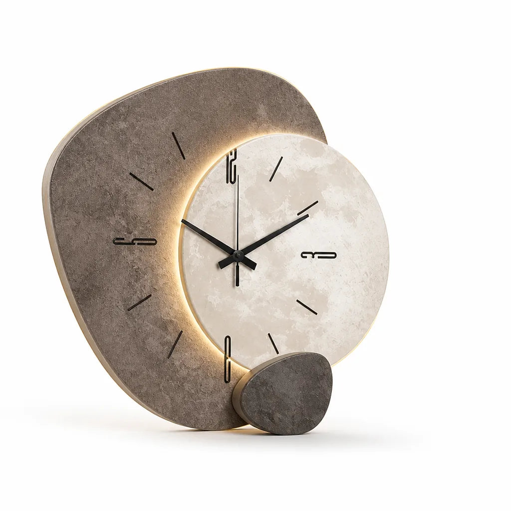 Minimalist Scandinavian Design Wall Clock With Silent Movement (40 × 40 cm)
