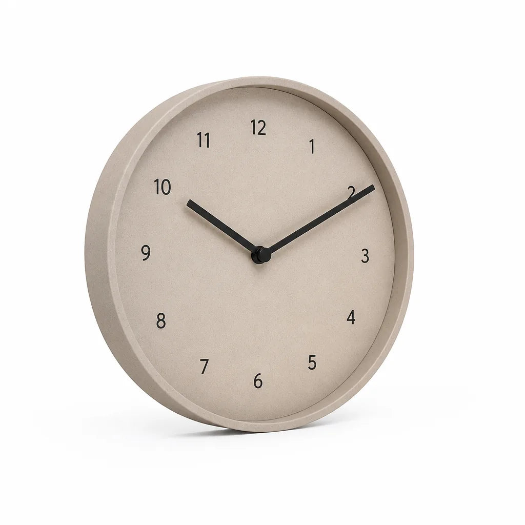 Minimalist Scandinavian Design Wall Clock With Silent Movement (40 × 40 cm)