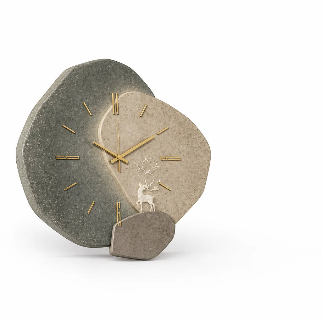 Minimalist Scandinavian Design Wall Clock With Silent Movement (40 × 40 cm)