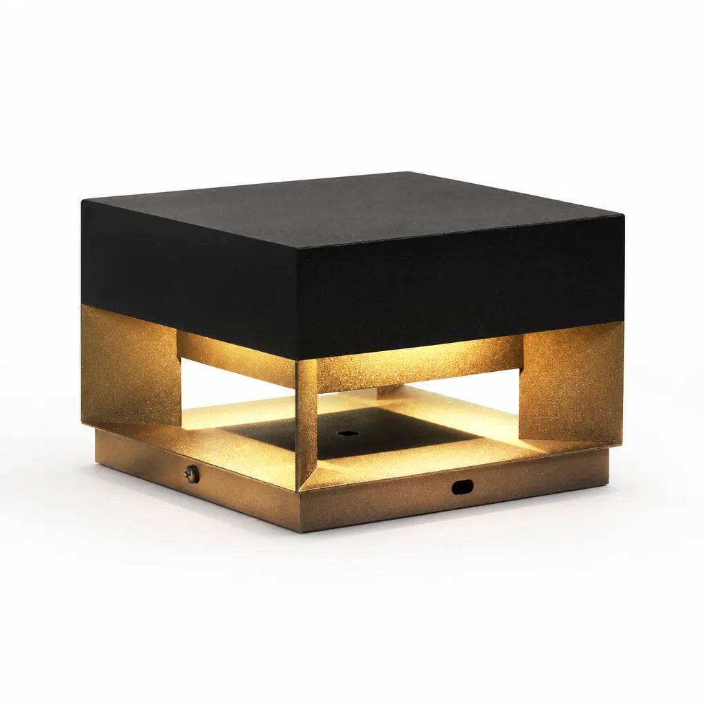 Minimalist Square Waterproof Stainless Steel Outdoor LED Wall Light