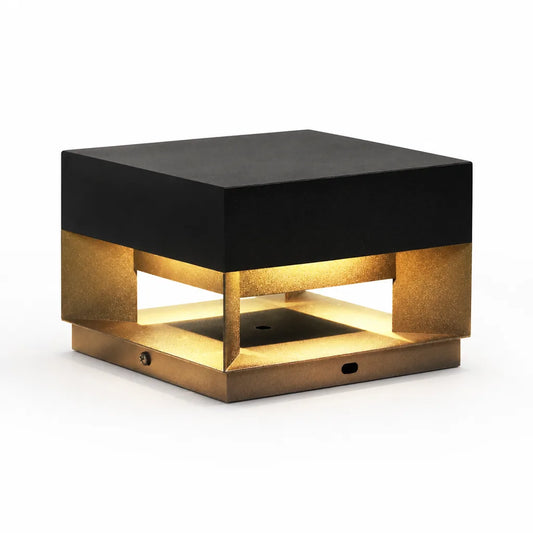 Minimalist Square Waterproof Stainless Steel Outdoor LED Wall Light