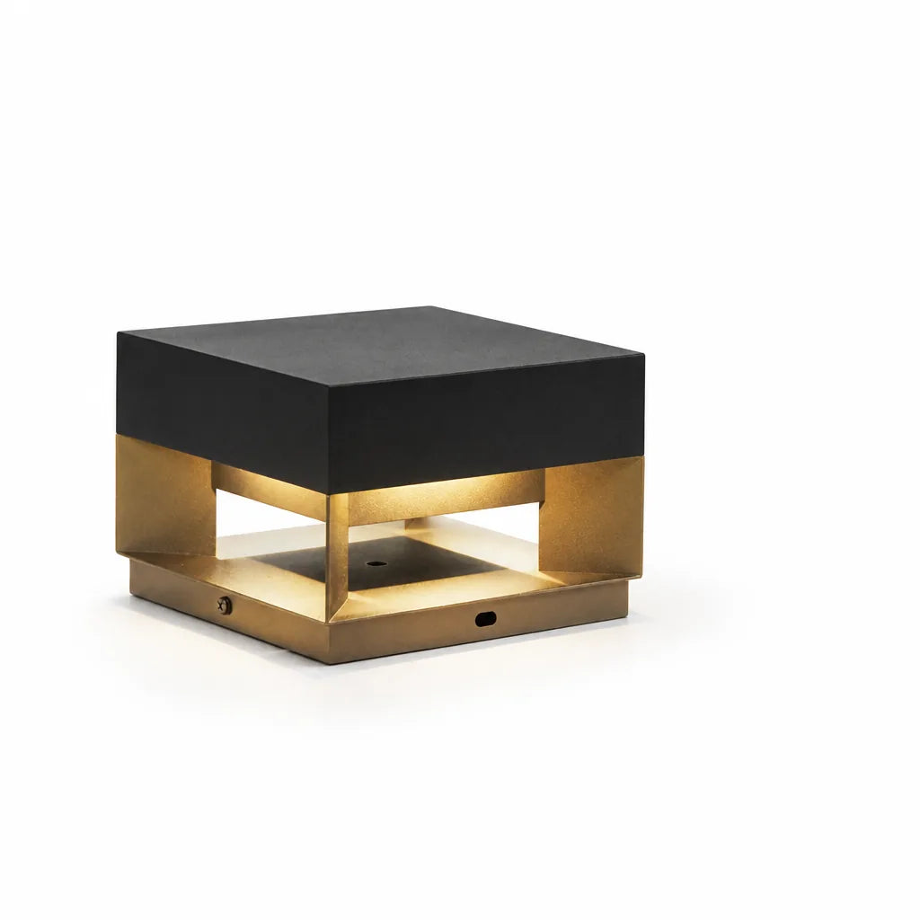 Minimalist Square Waterproof Stainless Steel Outdoor LED Wall Light