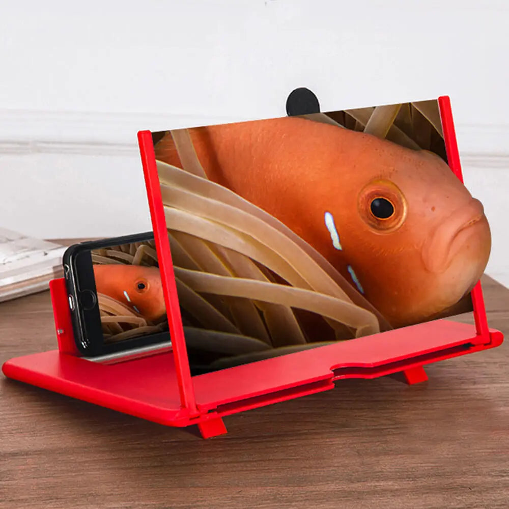 Mobile Phone Screen Magnifier 3D Foldable Stand 11.8 Inch