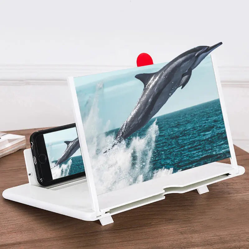 Mobile Phone Screen Magnifier 3D Foldable Stand 11.8 Inch