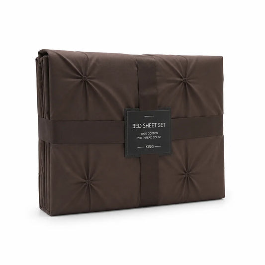 Modern Cotton Bed Linen Set with Pillowcases
