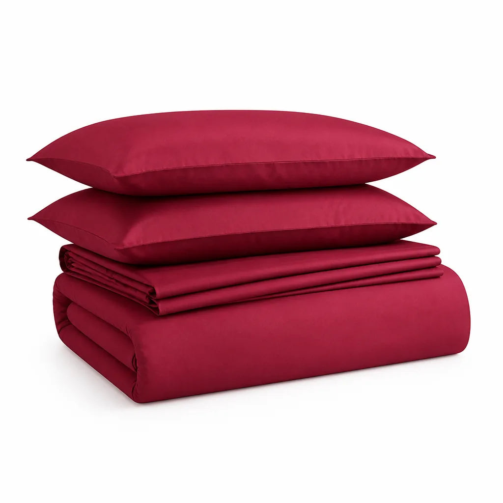 Modern Cotton Bed Linen Set with Pillowcases