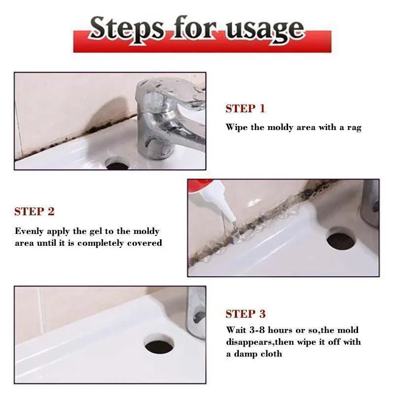 Mold & Mildew Remover Gel Clinging Low-Odor