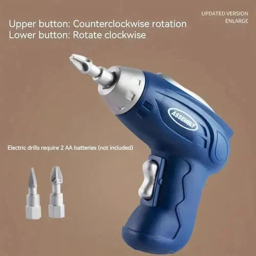 Montessori Building Set Battery-Powered Screwdriver Ages 3+
