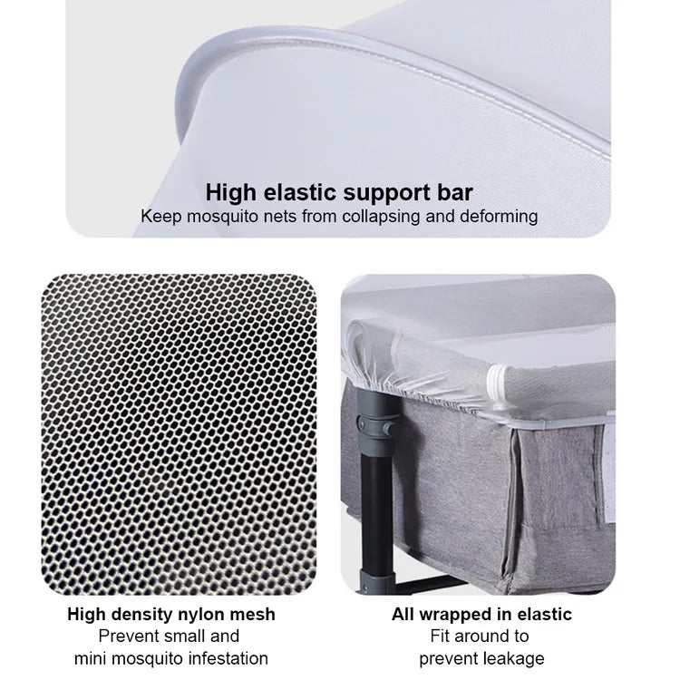 Mosquito Net Pop-Up Breathable Mesh Fits Crib & Bassinet