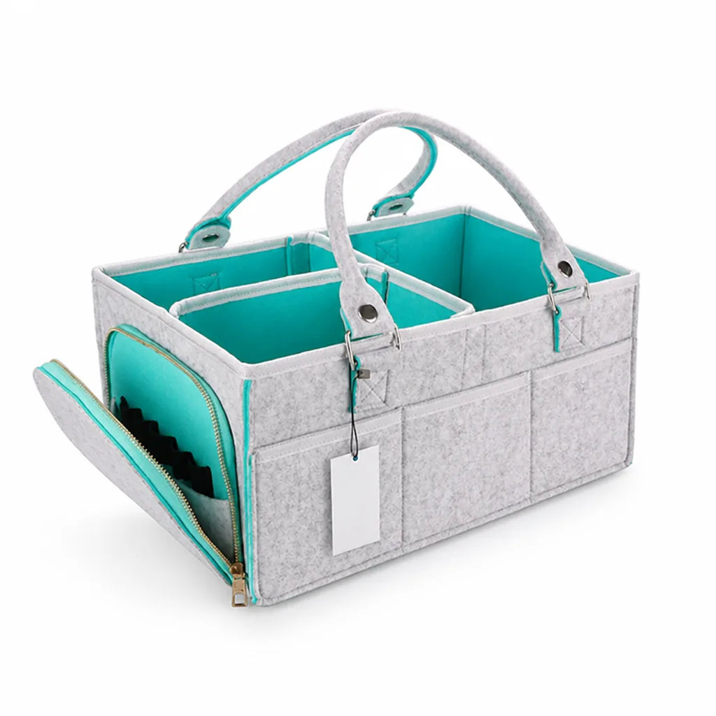 Multiple Removable Compartments Storage Box with Carry Handles