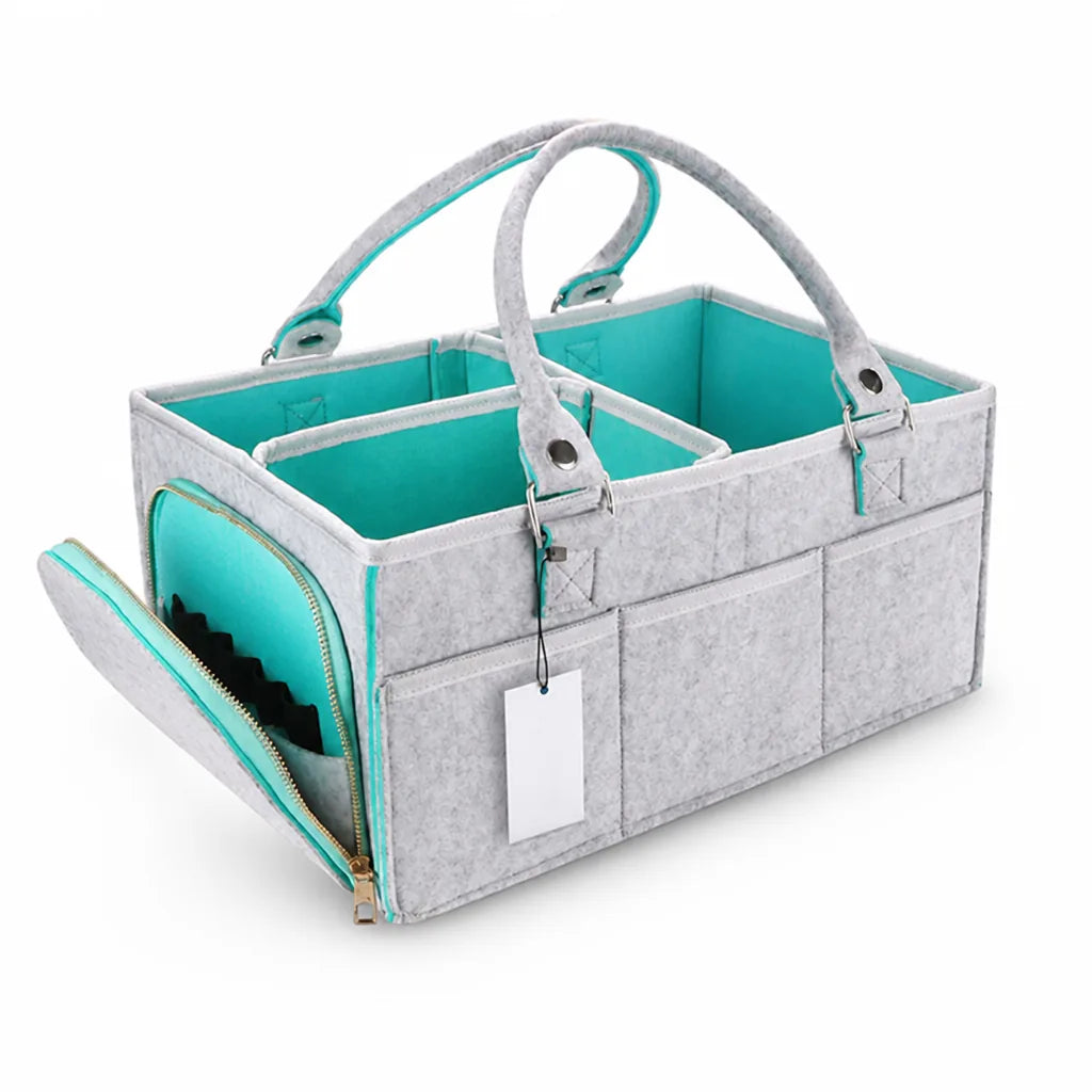 Multiple Removable Compartments Storage Box with Carry Handles