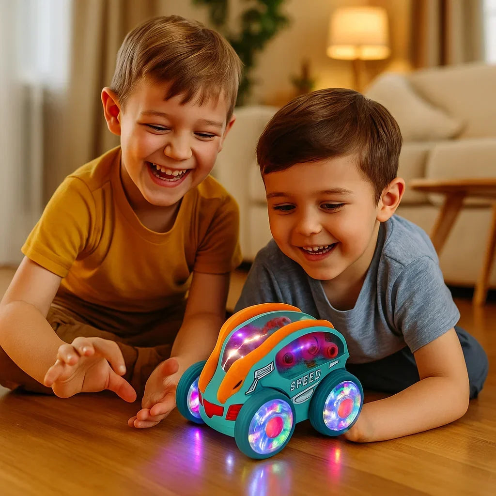 Musical Toy Car 360 Degree Spin LED Lights & Music