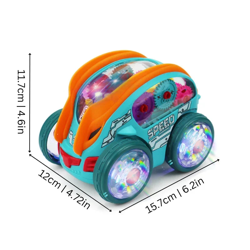 Musical Toy Car 360 Degree Spin LED Lights & Music