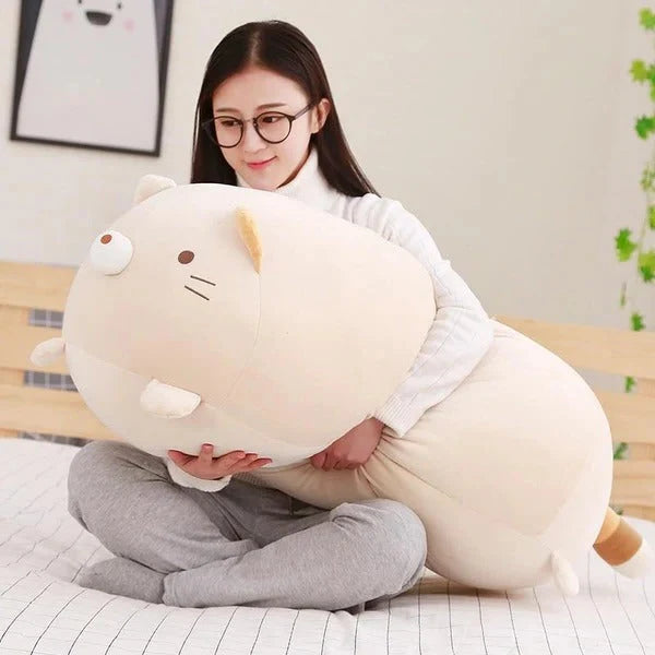 Neck & Lumbar Pillow Plush Slow-Rebound Cotton