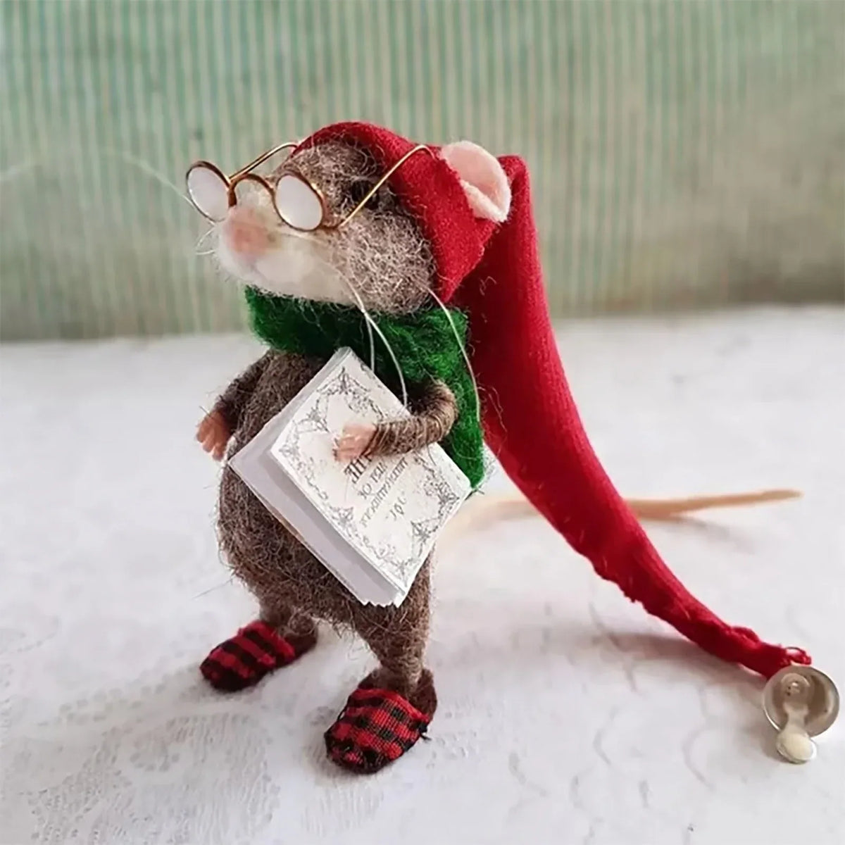 Needle Felting Kit 3 Inch Mouse Wool & Wire