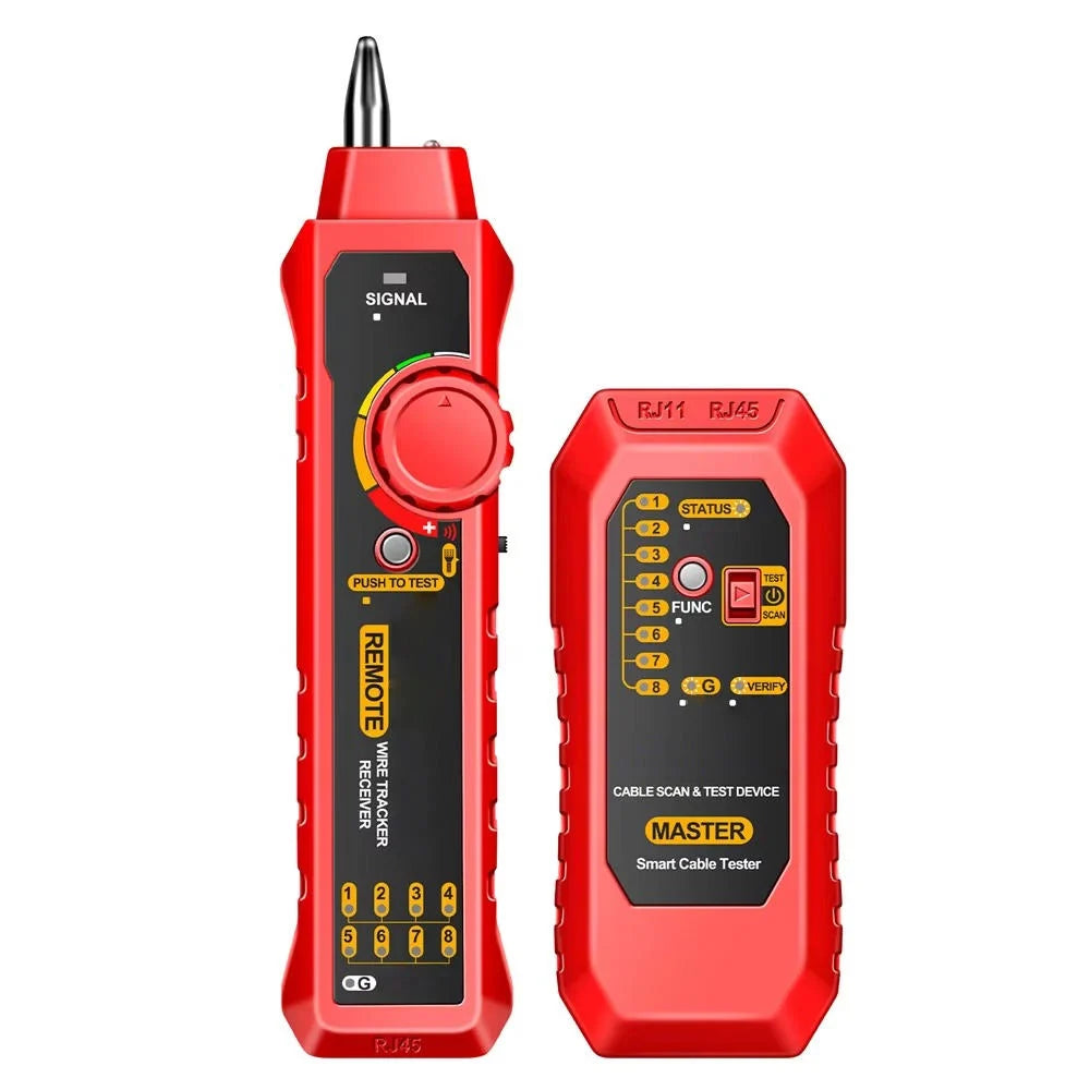 Network Cable Tester RJ45 & RJ11 LED Flashlight