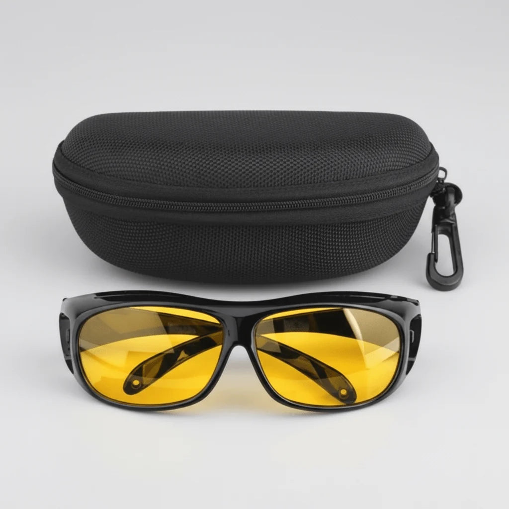 Night Driving Glasses Polarized Orange Fit Over Glasses
