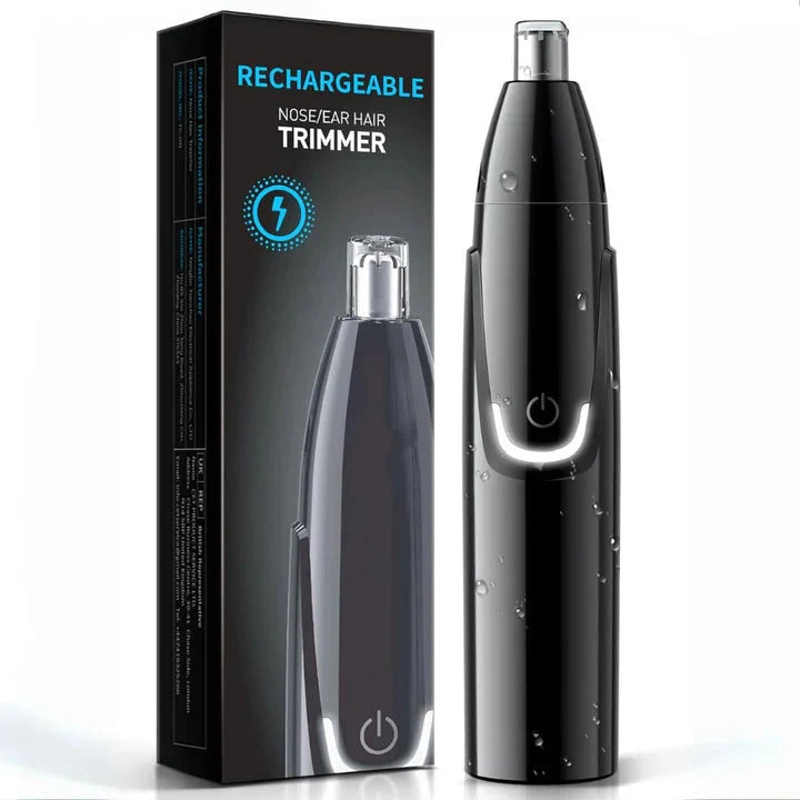 Nose & Ear Hair Trimmer Dual-Edge Blades IPX7 Waterproof