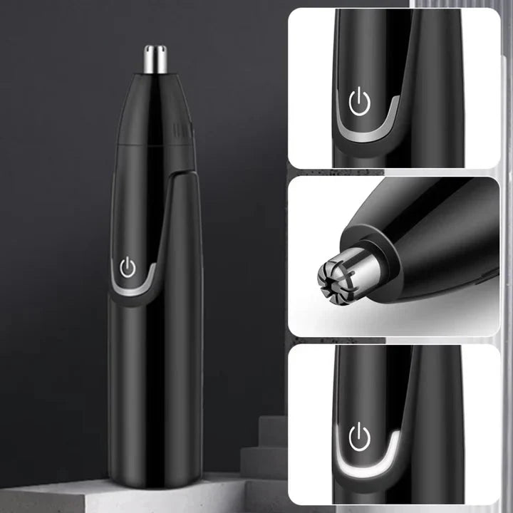 Nose & Ear Hair Trimmer Dual-Edge Blades IPX7 Waterproof