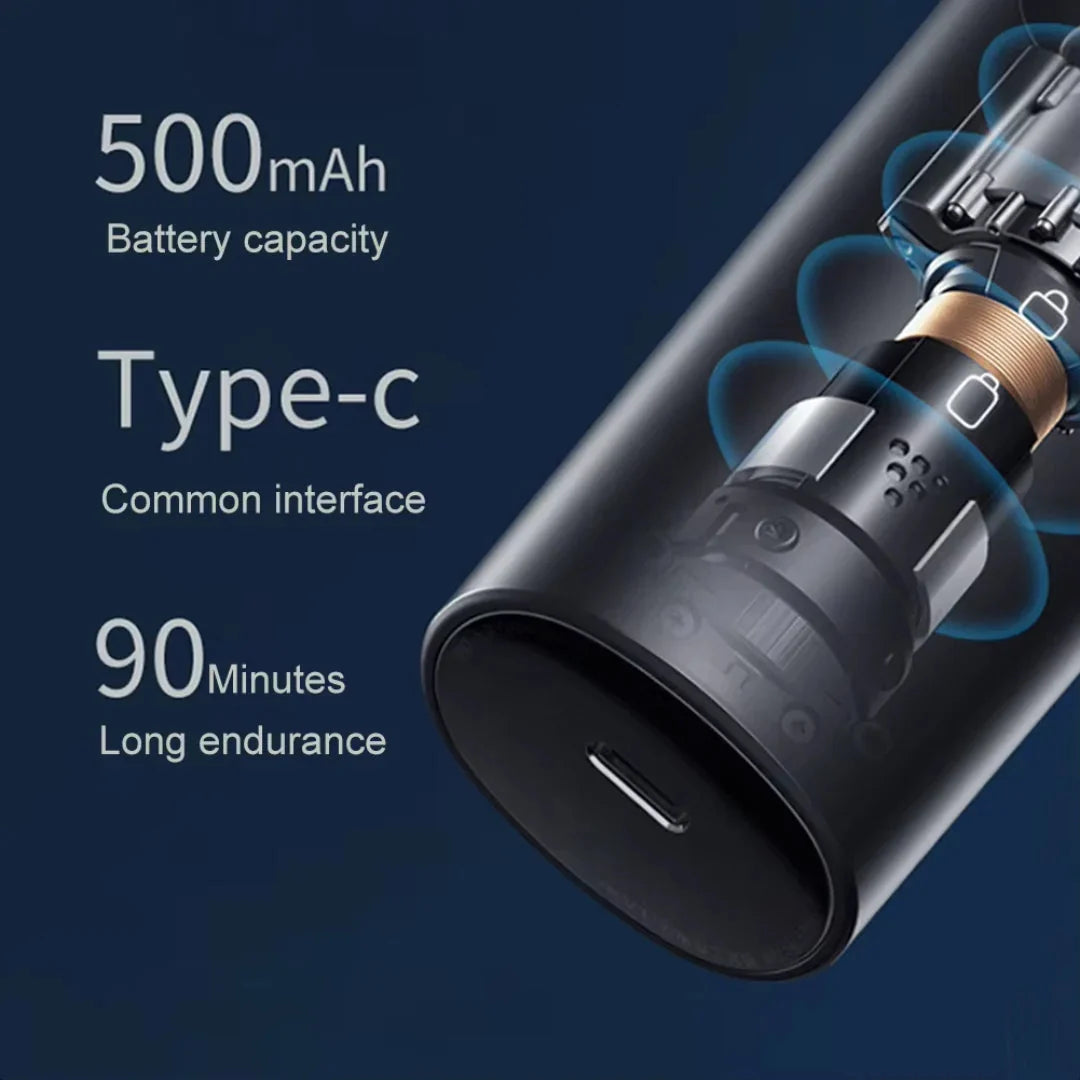 Nose & Ear Hair Trimmer Dual-Edge Blades IPX7 Waterproof